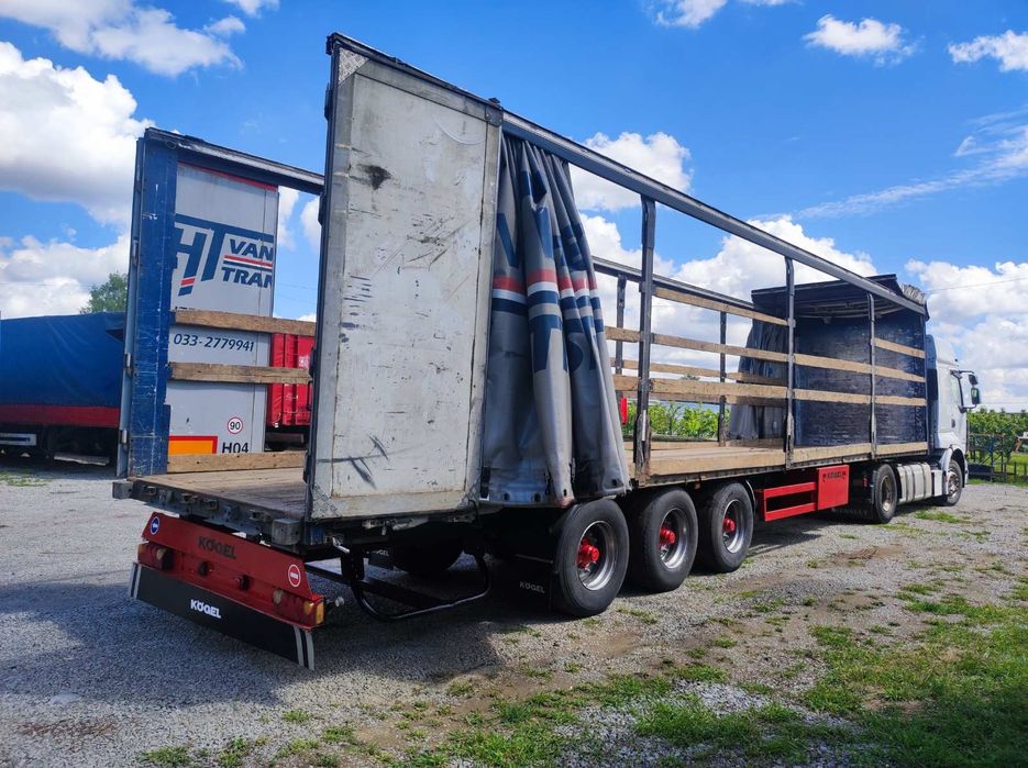 Штора полуприцеп когель площадка соломовоз лісовоз переобладнання