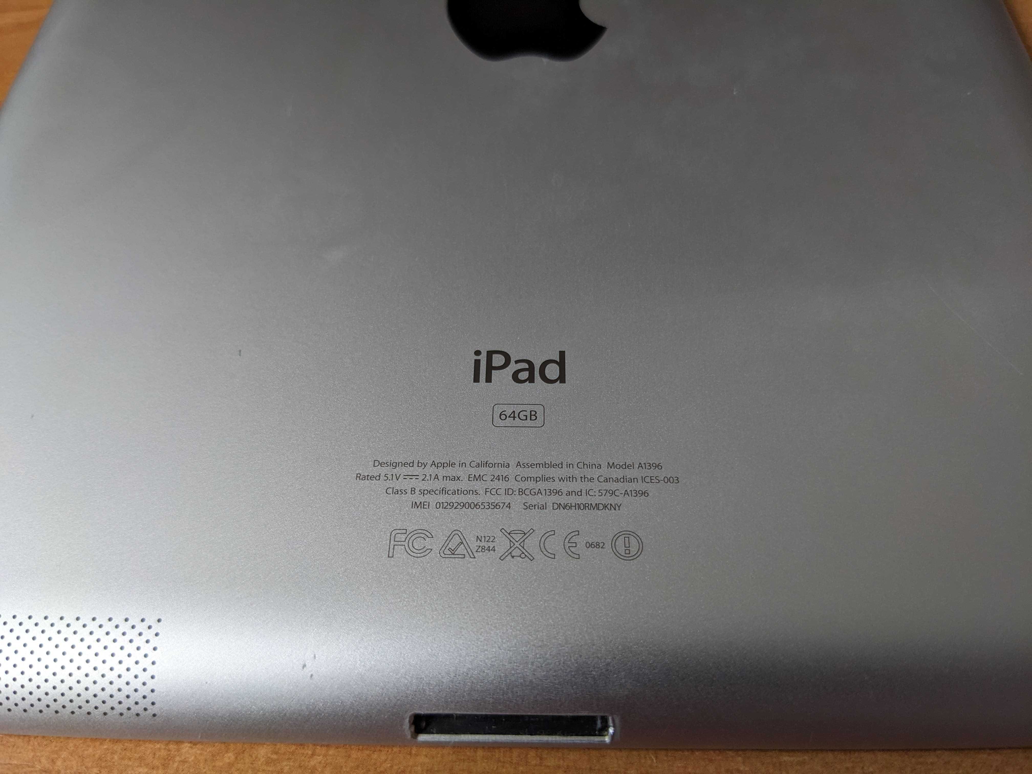 Планшет Apple iPad 2 A1396 64GB Wi-Fi+3G