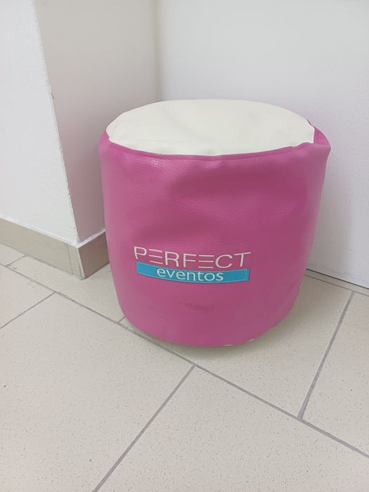 Puff rosa 40 diâmetro