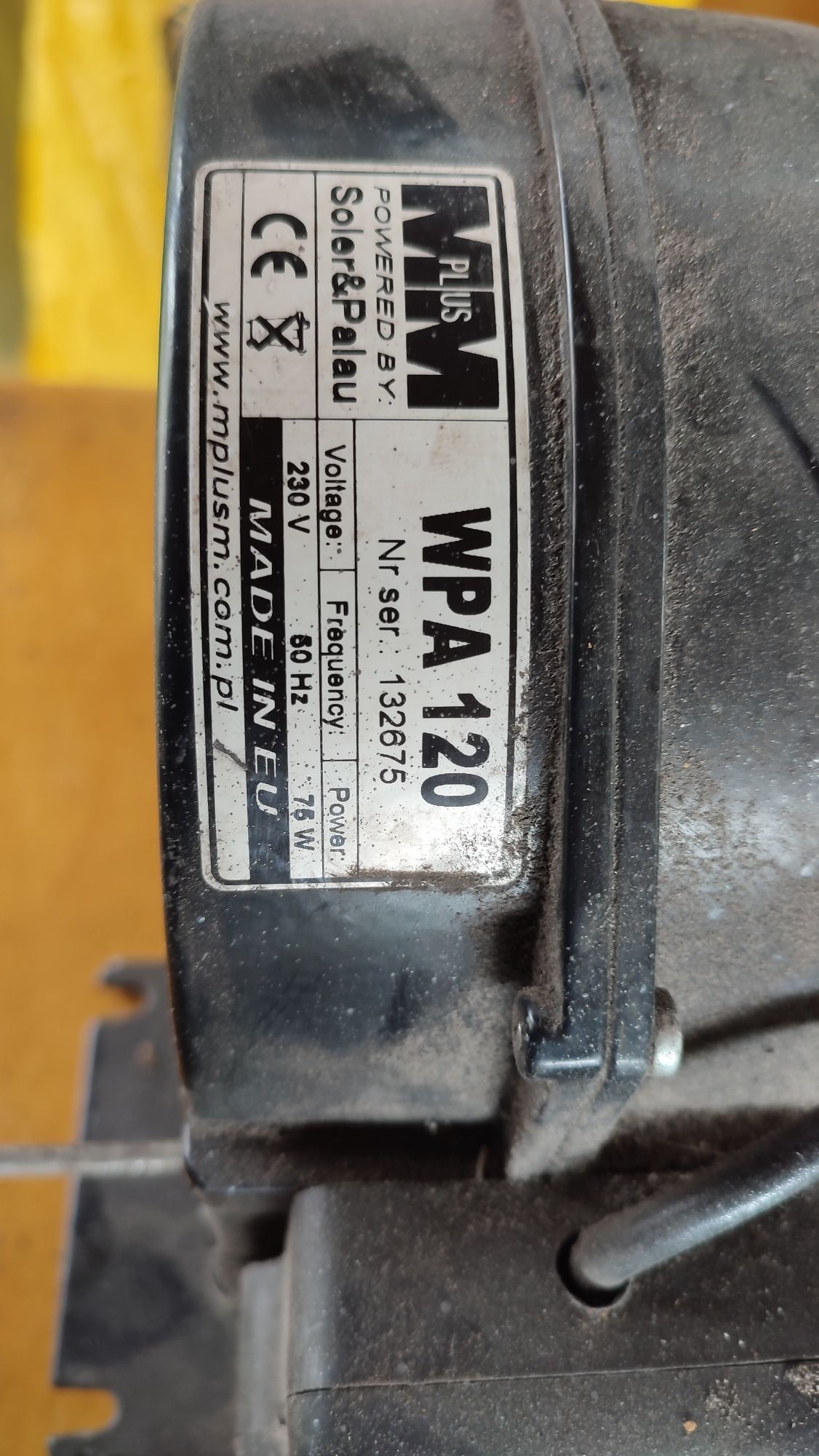Dmuchawa wentylator WPA 120  sterownik Rapid 5u komplet