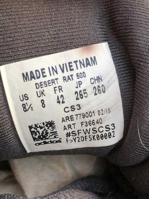 Кросівки adidas yeezy 500 granite 42р-27 см