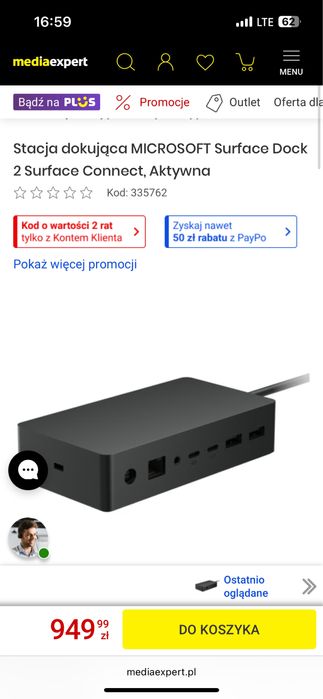 Surface Dock 2 - stacja dokująca Microsoft