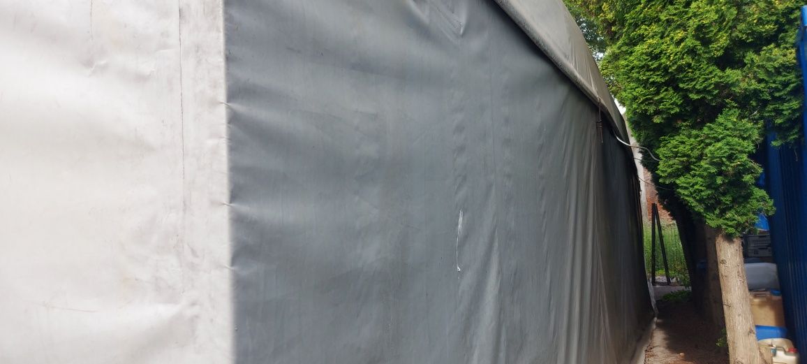 Hala magazynowa konstrukcja stalowa 8 x 16 m namiot