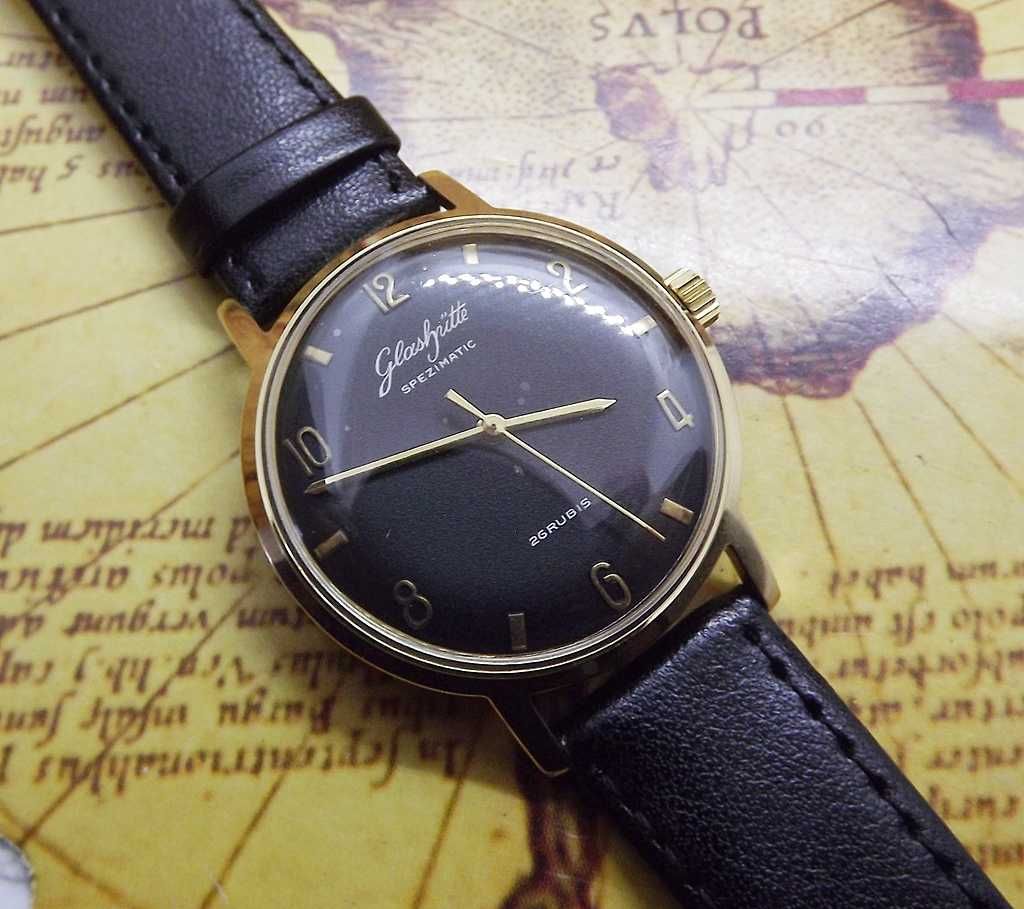 Zegarek  GLASHUTTE  SPEZIMATIC 26  Rubis  ideał.. po serwisie zeg.