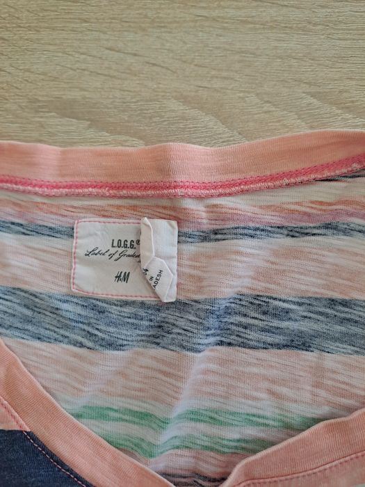 Bluzka w paski, H&M, 12-14 lat