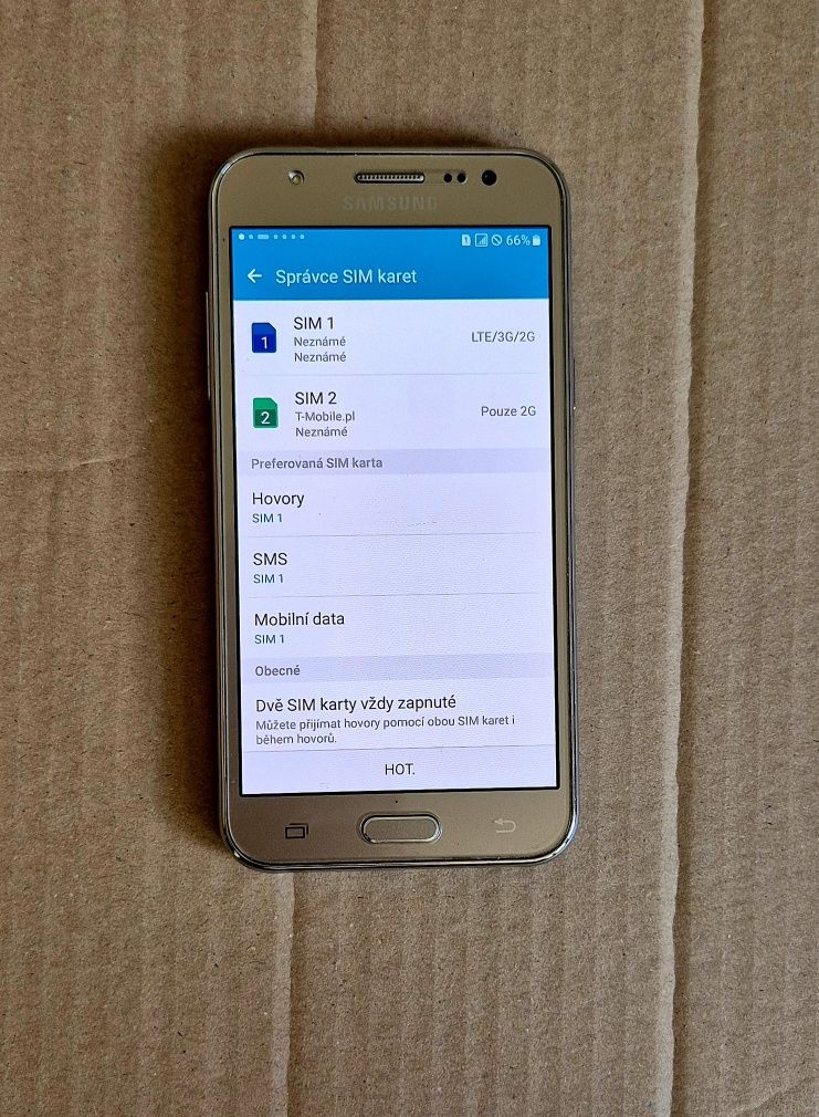 Samsunga galaxy J5 duo sim