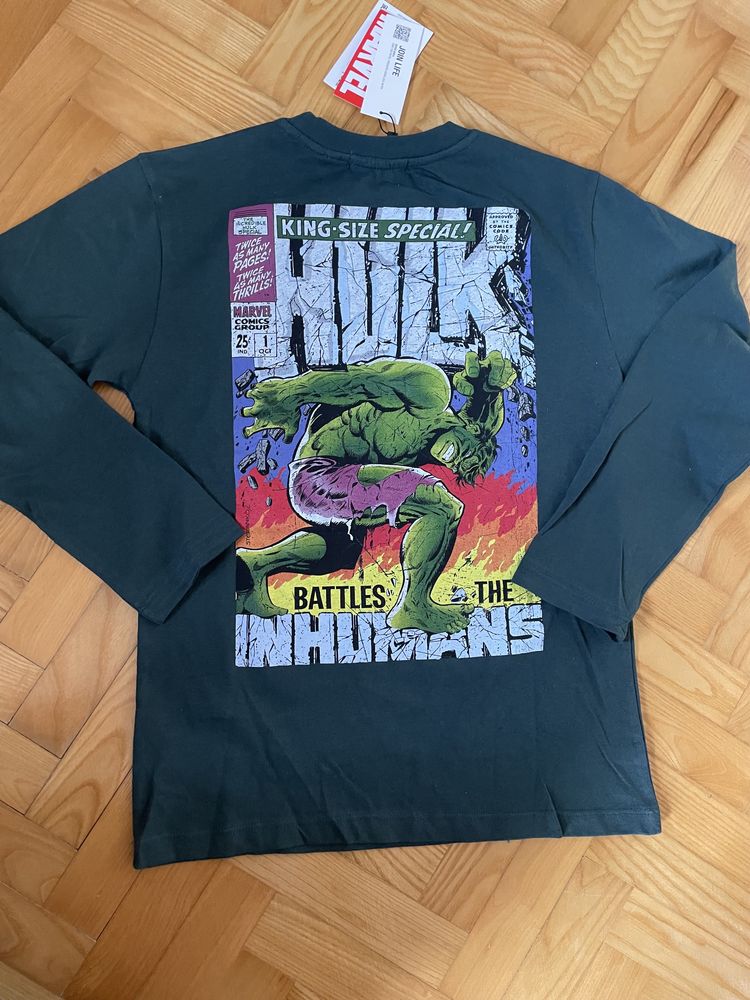 Nowa bluzka chłopięca Hulk Zara roz.146