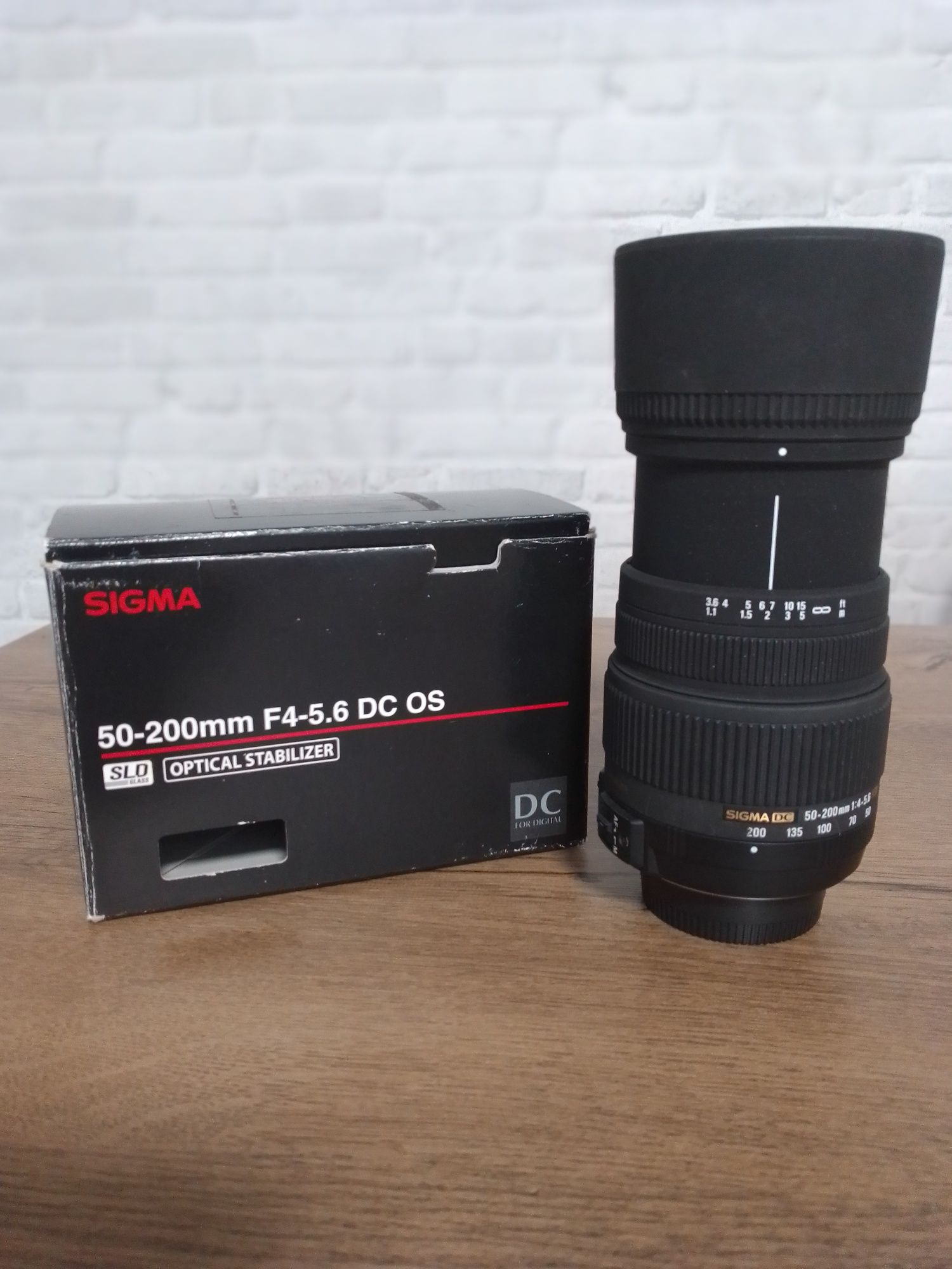Объектив SIGMA AF 50-200mm F4-5.6 DC OS HSM Nikon