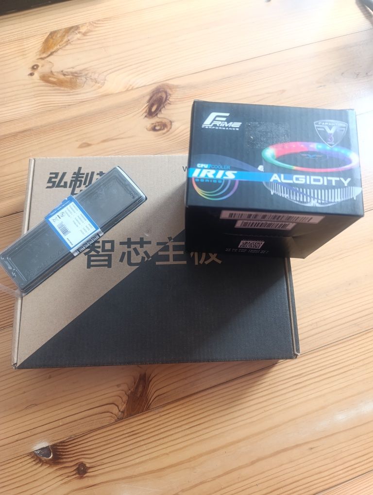 Комплект s1155 huanan b75, i5 3470, 8gb ddr3