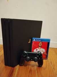 PS4 PRO com um jogo incluindo