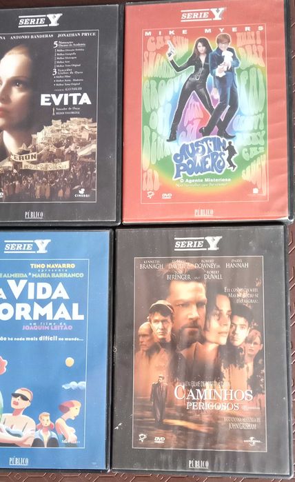 DVDs de filmes originais, lote 4, 10 un por 5€