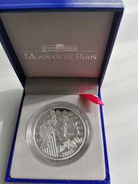 Moeda 2005 França - 1€ 1/2 euros proof . 50 Anos Bandeira U Europeia