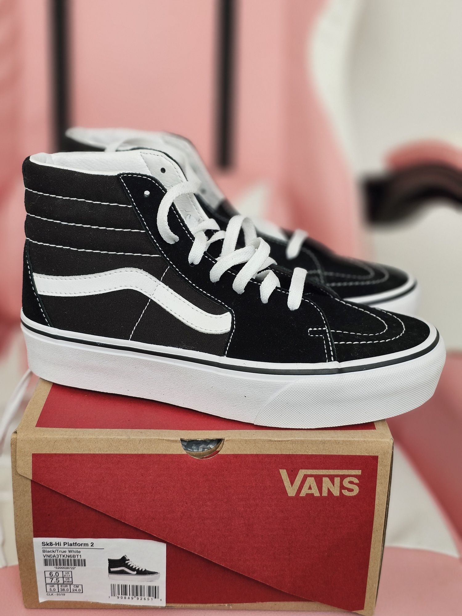 Buty nowe sk8 hi platform2 Eu 38