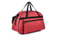 Czerwona torba podróżna, bagaż podręczny, torba do samolotu Beltimore