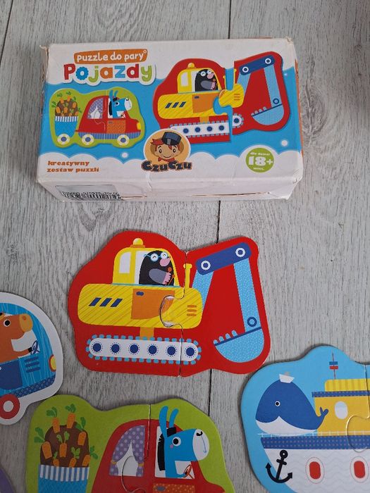 Puzzle czu czu pojazdy