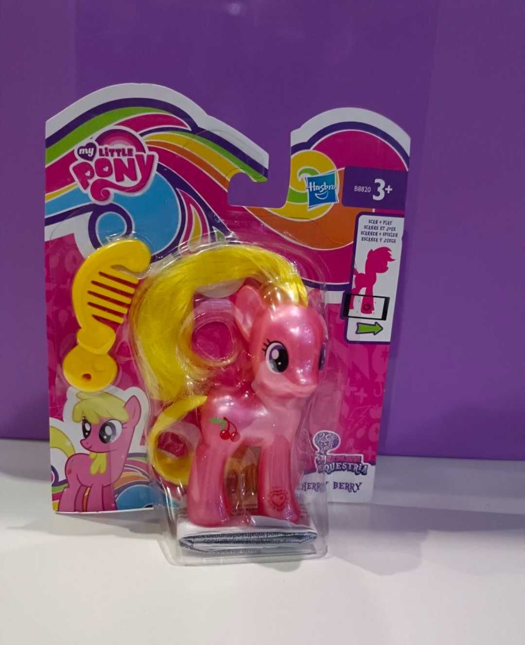 Nówka My Little Pony Cherry Berry unikat G4 perłowa glitter Brushables