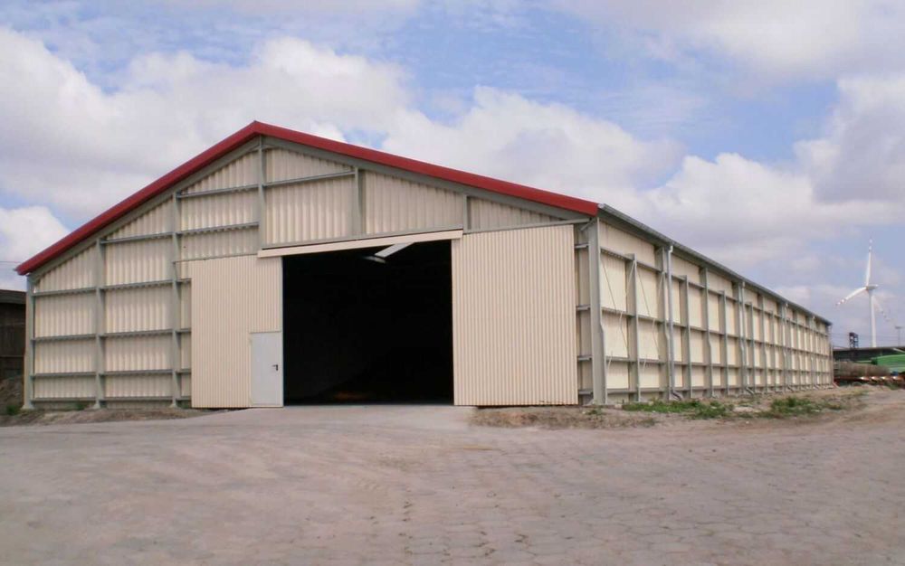 Hala stalowa 18x30x5 konstrukcja wiata magazyn zbożowy
