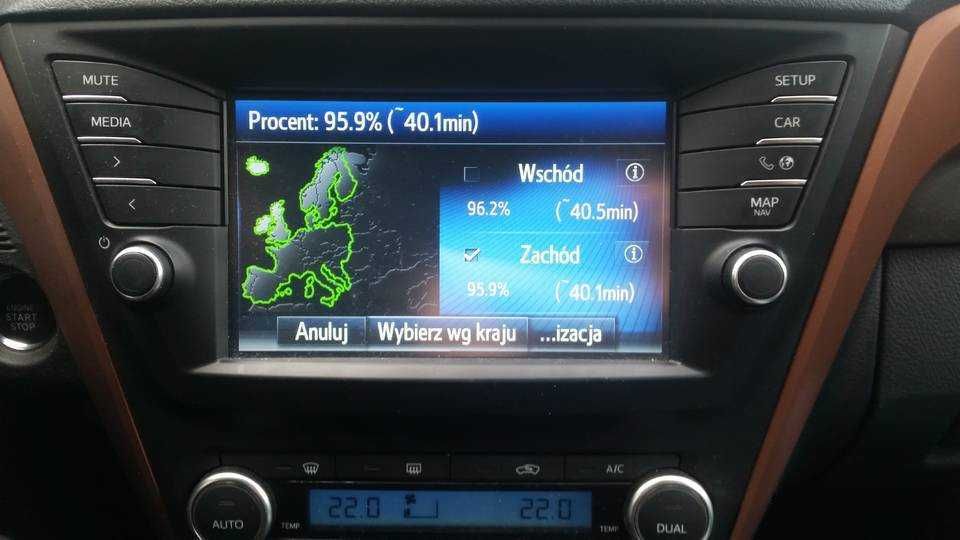 Mapy Toyota Android Auto CarPlay Touch & Go Touch 2 USB Nowość 2025