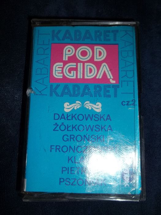 Kabaret pod Egidą.Jan Pietrzak 2-e kasety magnetofonowe-zestaw.