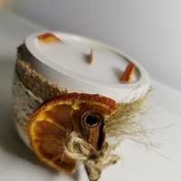 Свеча из кокосового воска