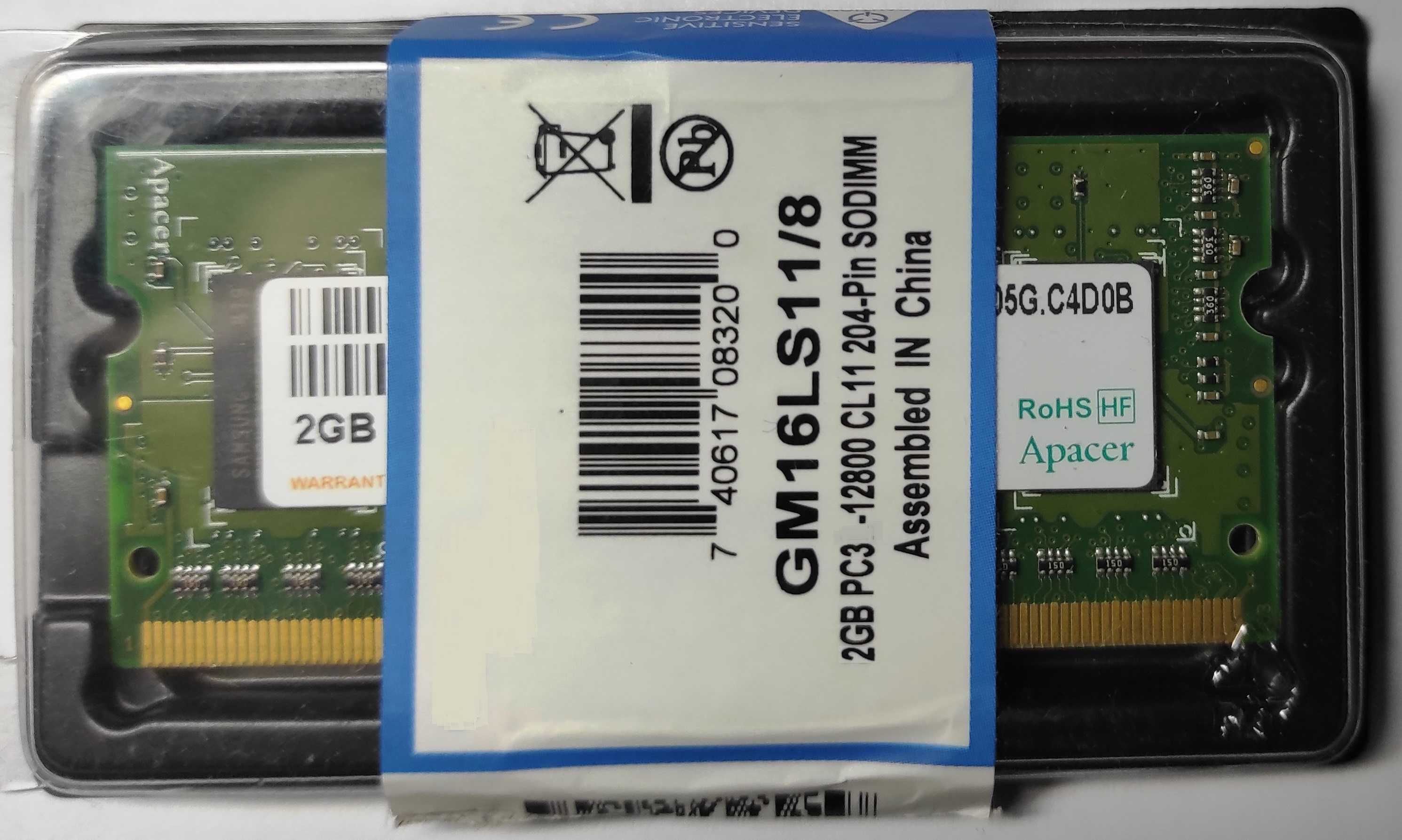 Модуль пам'яті 2GB для ноутбука SODIMM DDR3
