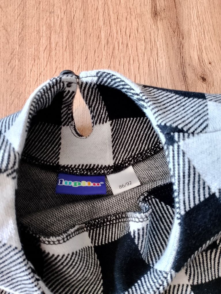 Sukieneczka w kratkę z falbanką bawełna