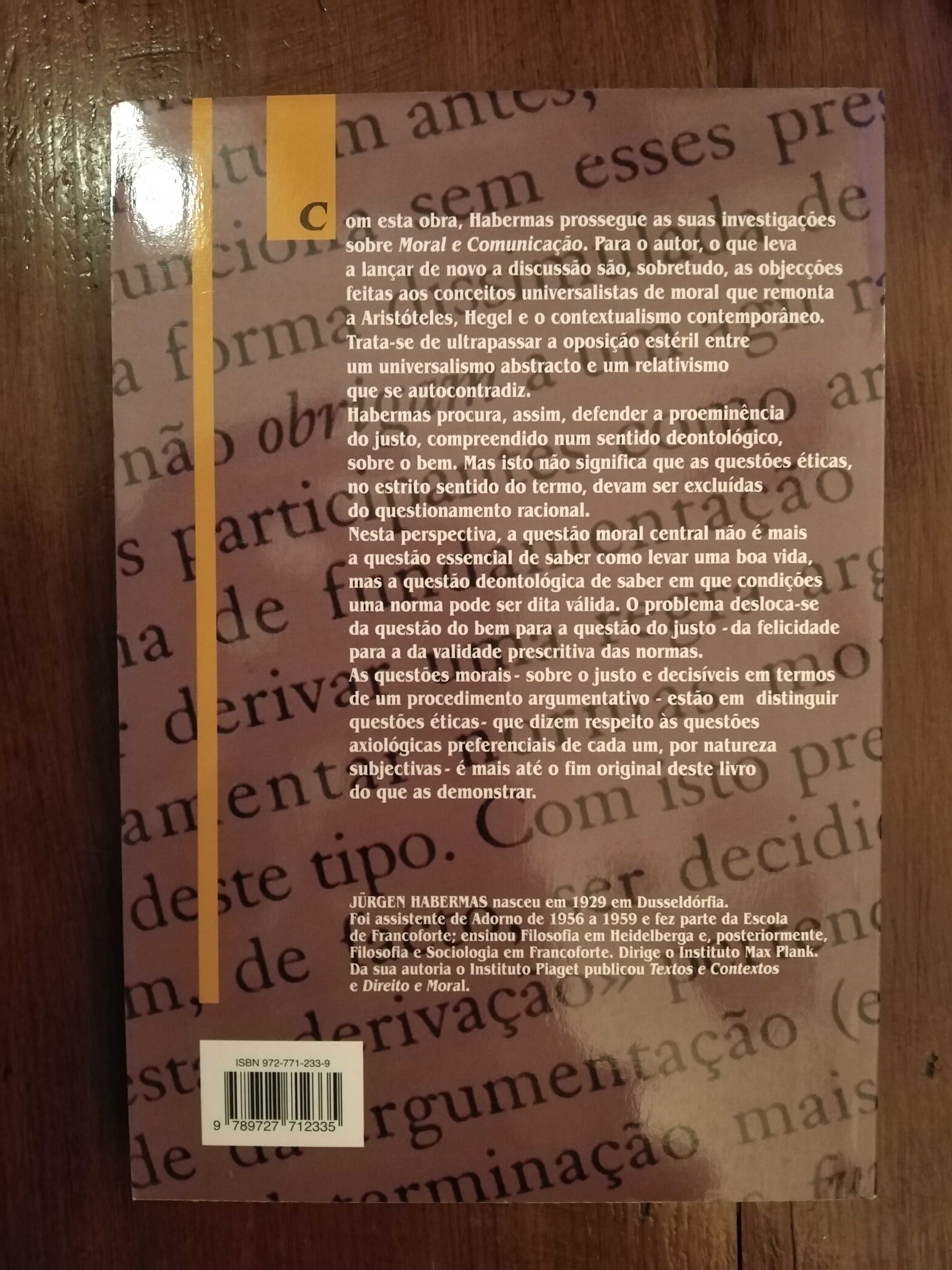 Jürgen Habermas - Comentários à Ética do Discurso