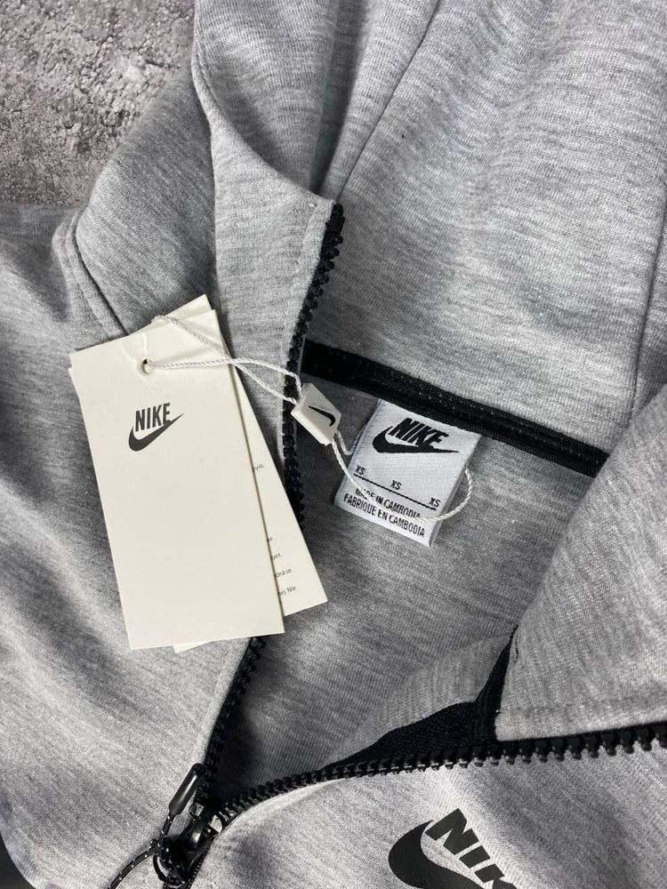 Кофта Nike Tech Fleece/найк теч фліс сіра/кофта найк теч флис