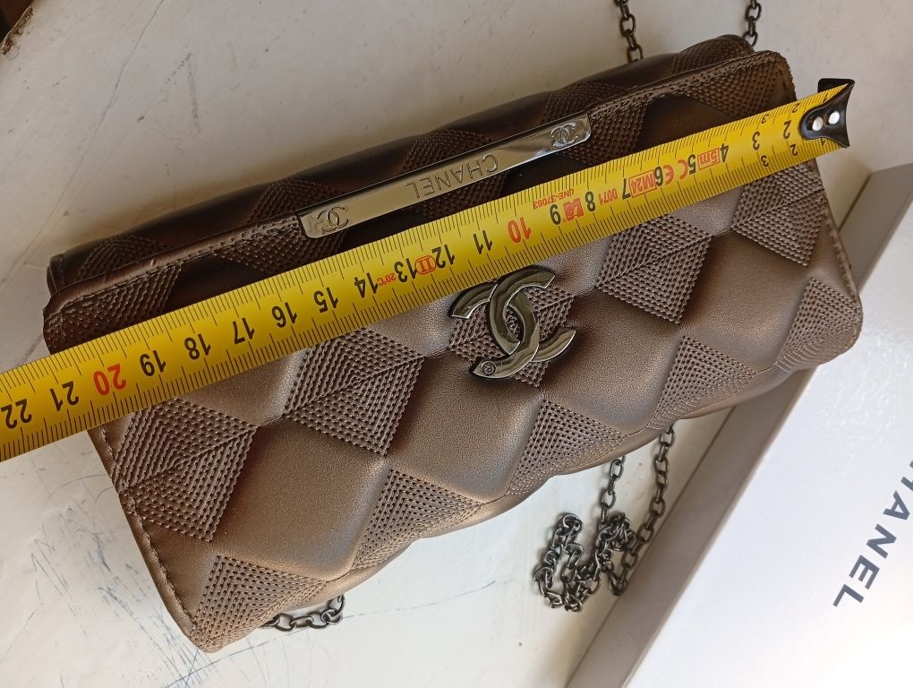 Chanel super mini torebka/portfel jak nowe