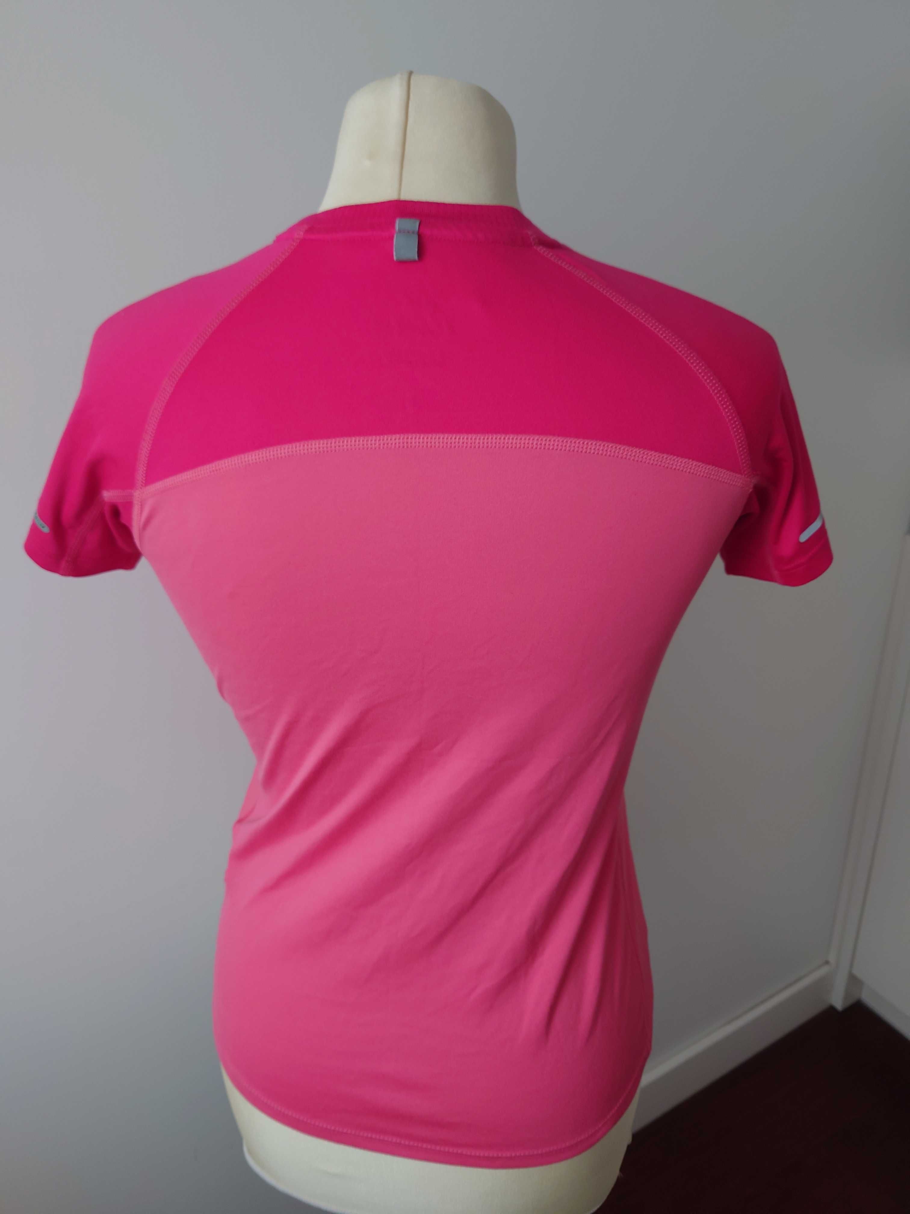 Bluzka koszulka sportowa Nike różowa malinowa 40 L