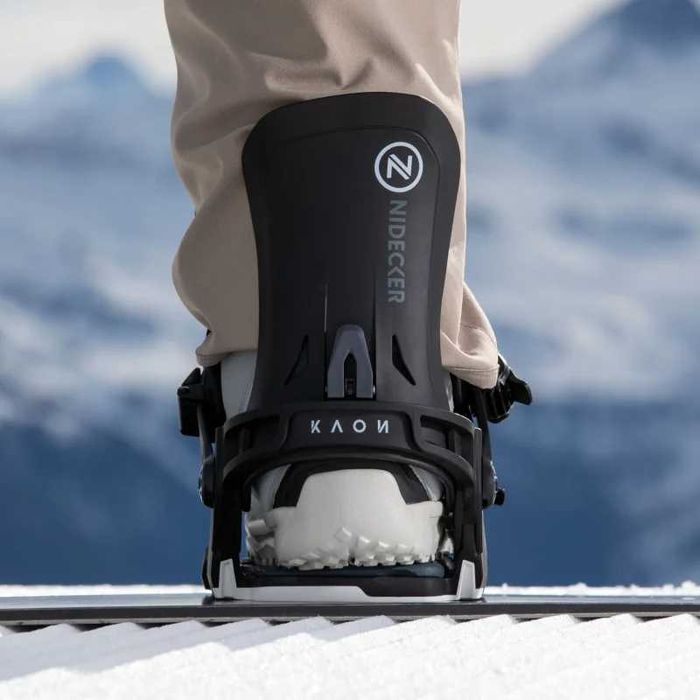 Wiązania snowboardowe unisex Nidecker 2025 Kaon czarne, rozmiar L