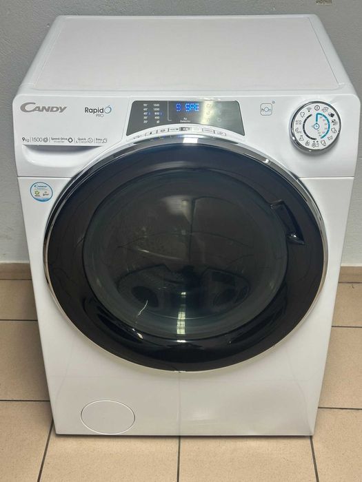 Pralka Candy RapidO Pro RP 596BWMBC/1-S Slim 9kg 1500obr/min GW