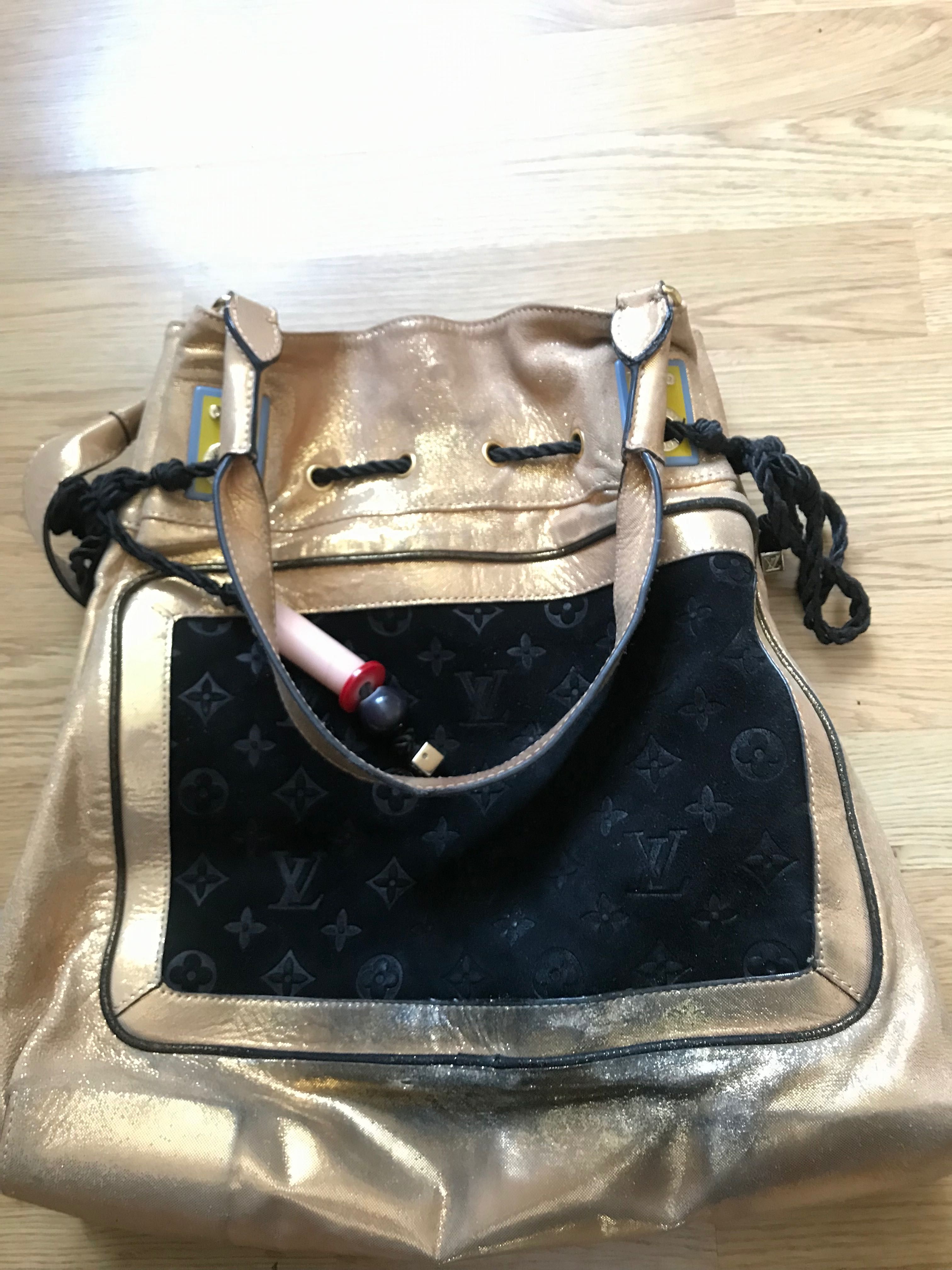 Louis Vuitton,LV  Calahari gold сумка шопер,клатч