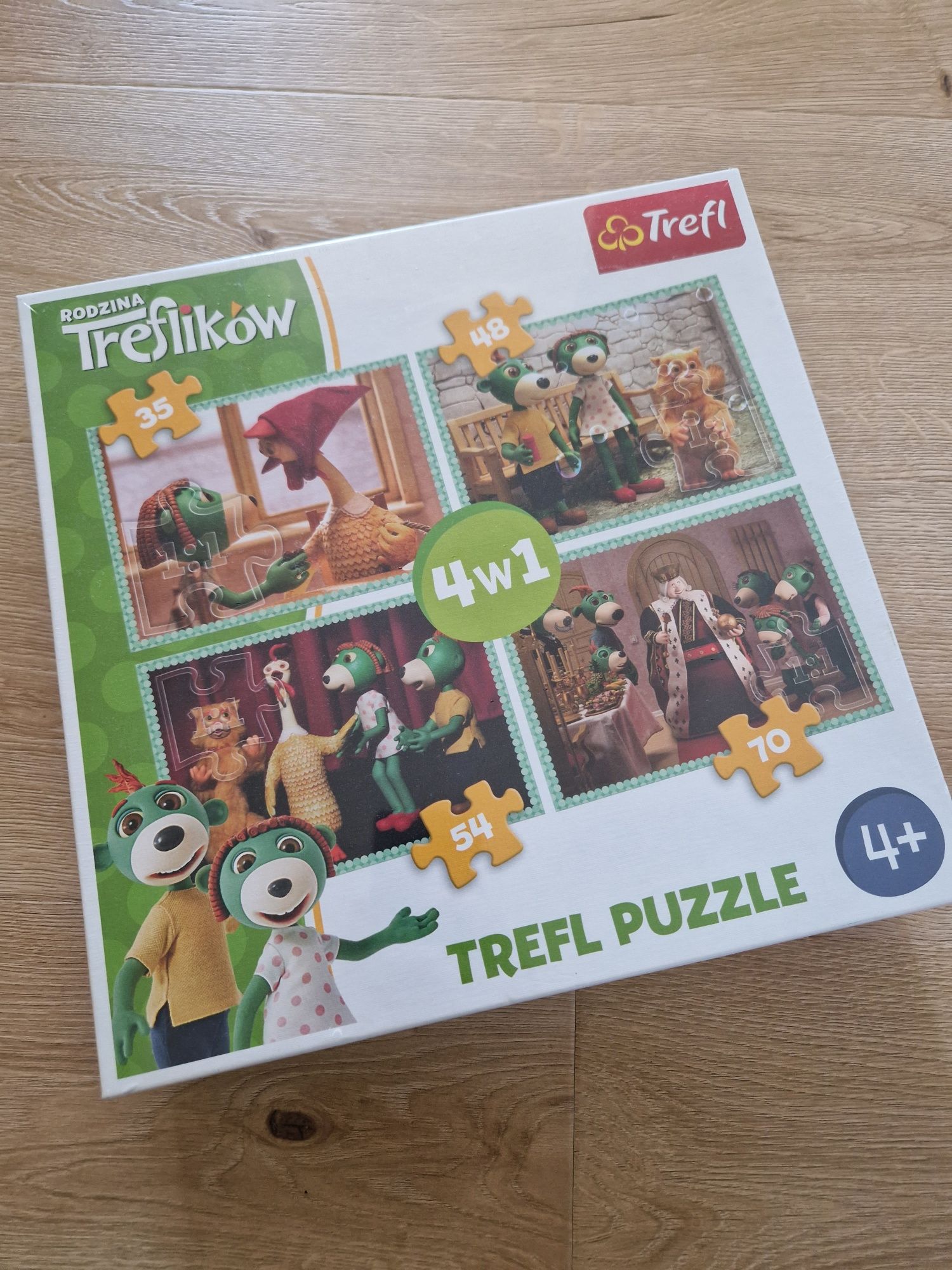 Puzzle rodzina Treflików 4+