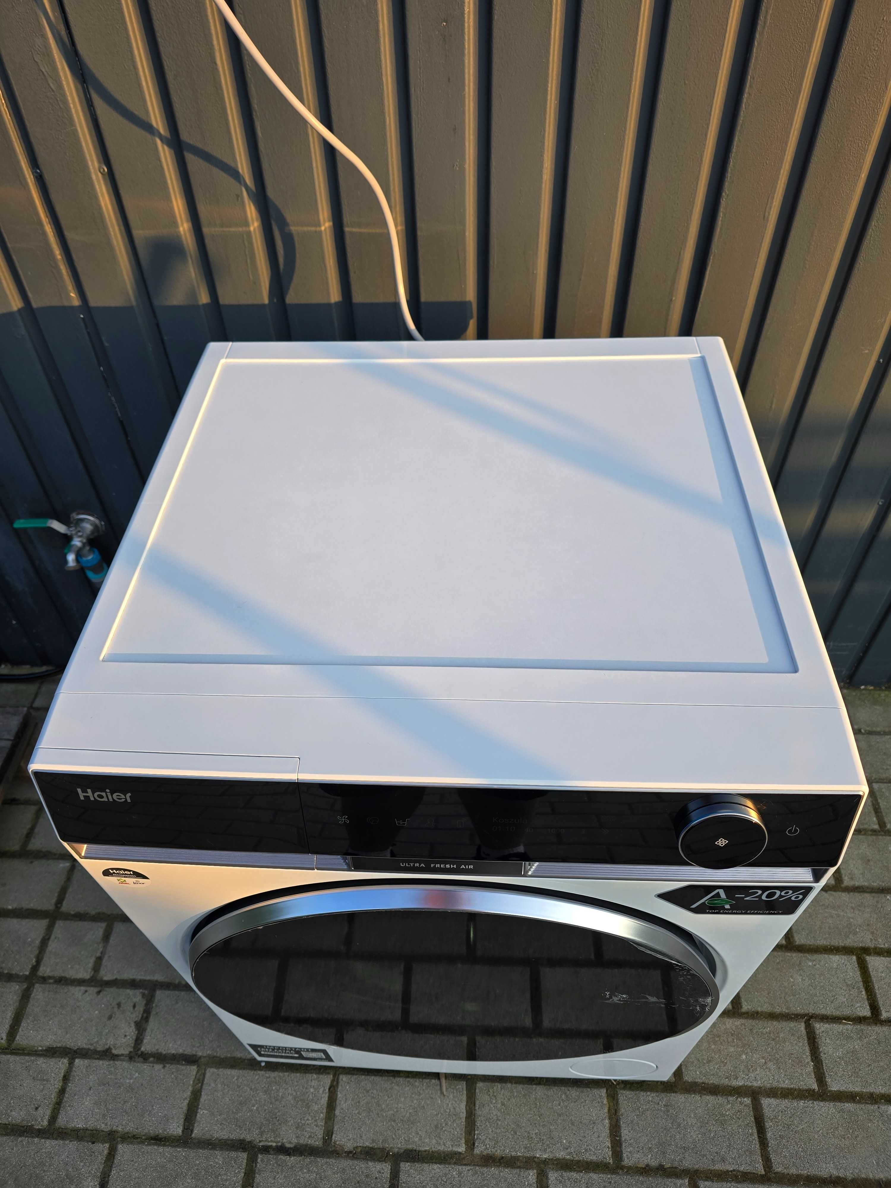 Pralka Haier X series 10kg jak nowa, AI, autodozowanie, inwerter, WIFI