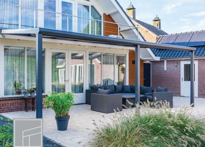 Zadaszenie aluminiowe BOSCO - aluminium + poliwęglan - BESTSELLER !