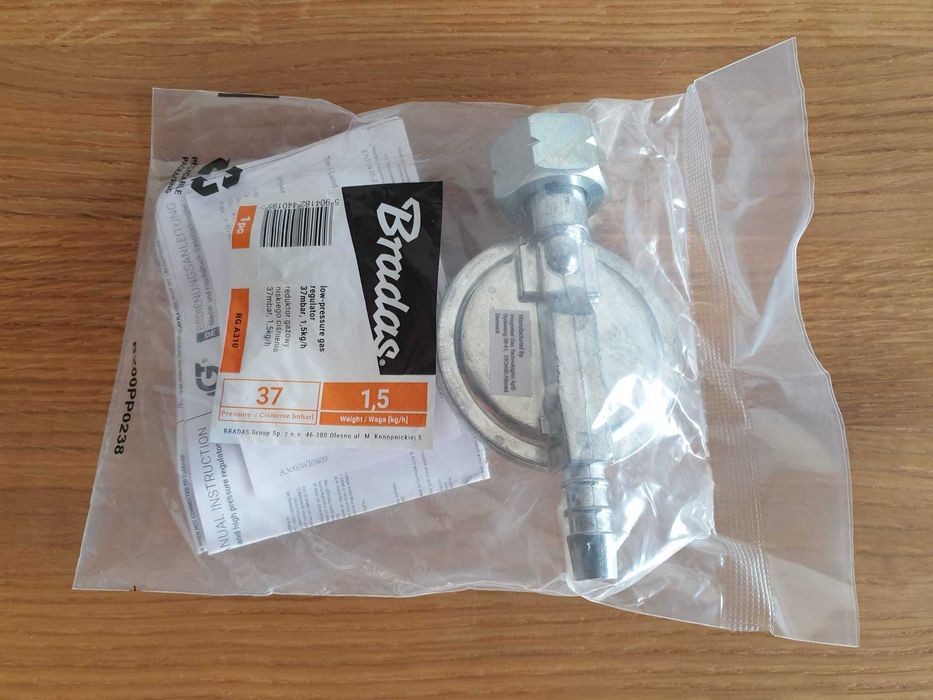 Reduktor do butli gazowej 37 mbar