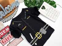 Crossbow - granatowy t-shirt policjant r 110/116