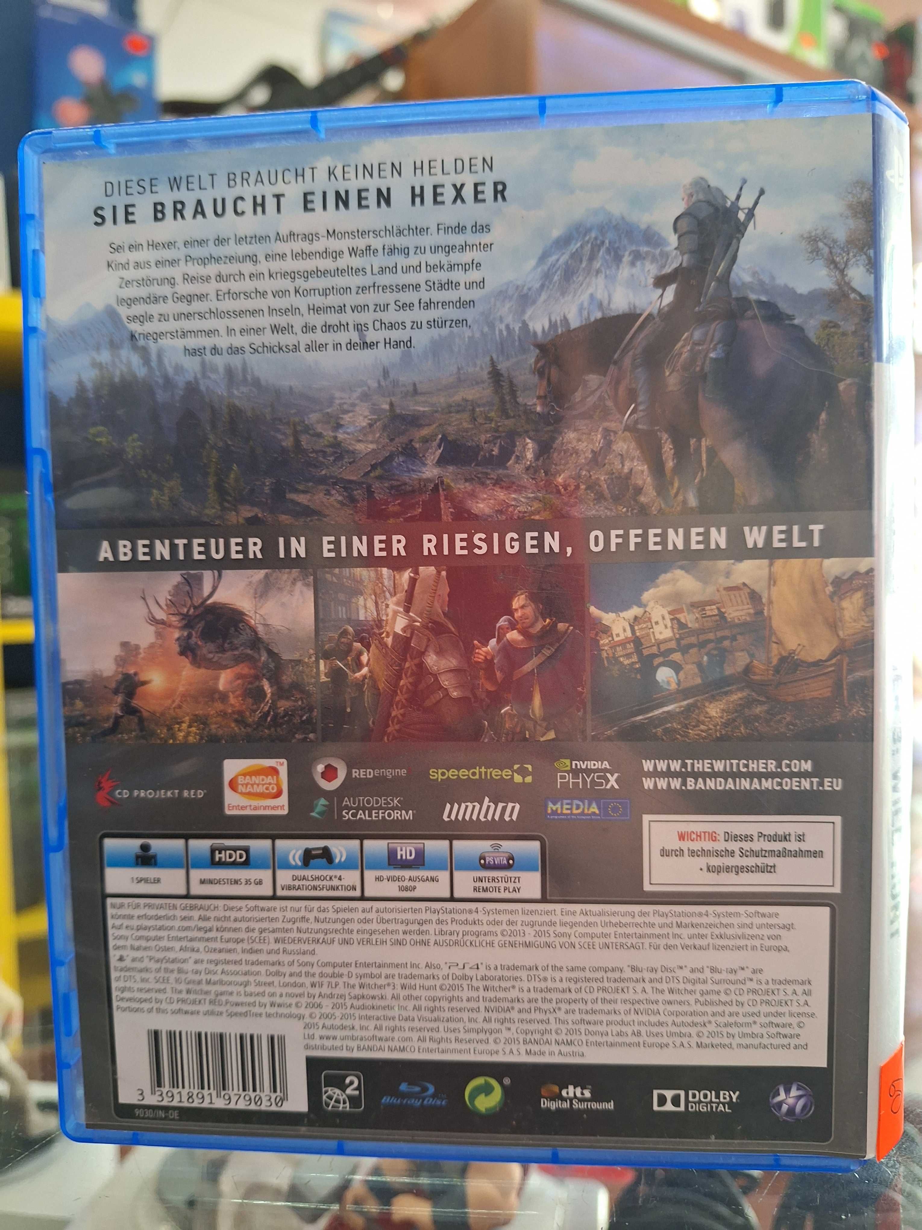 The Witcher III Wild Hunt PS4, BDB, CentrumGrania