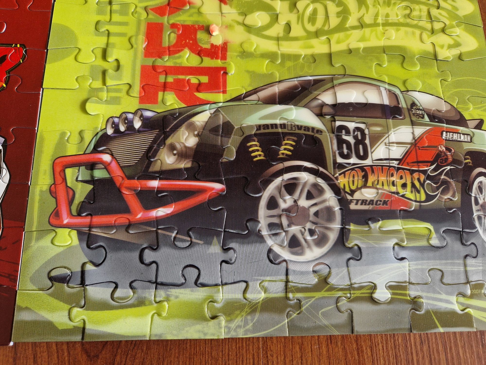 Puzzle +puzzle 3d Hot Wheels