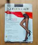Rajstopy Golden Lady CIAO20 – Eleganckie szare, 20 DEN, roz. 4-L, nowe