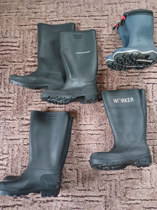 Резинові чоботи нові та б/в (Франція, Литва).