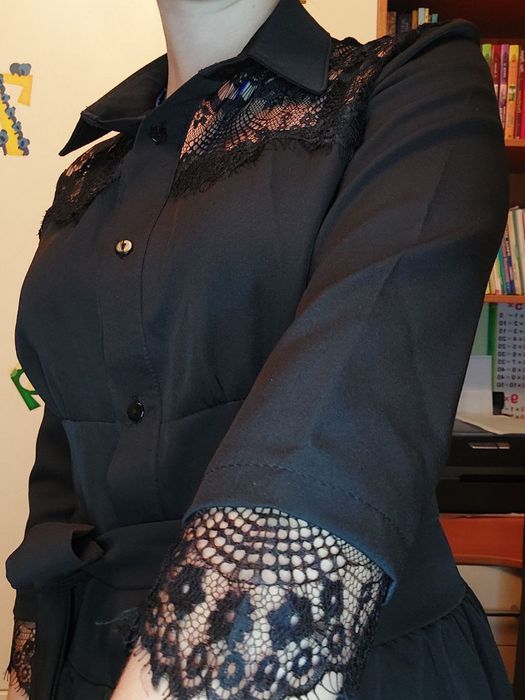 Сукня святкова,колір чорний розмір S