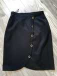 Spódnica vintage chanel czarna m/l