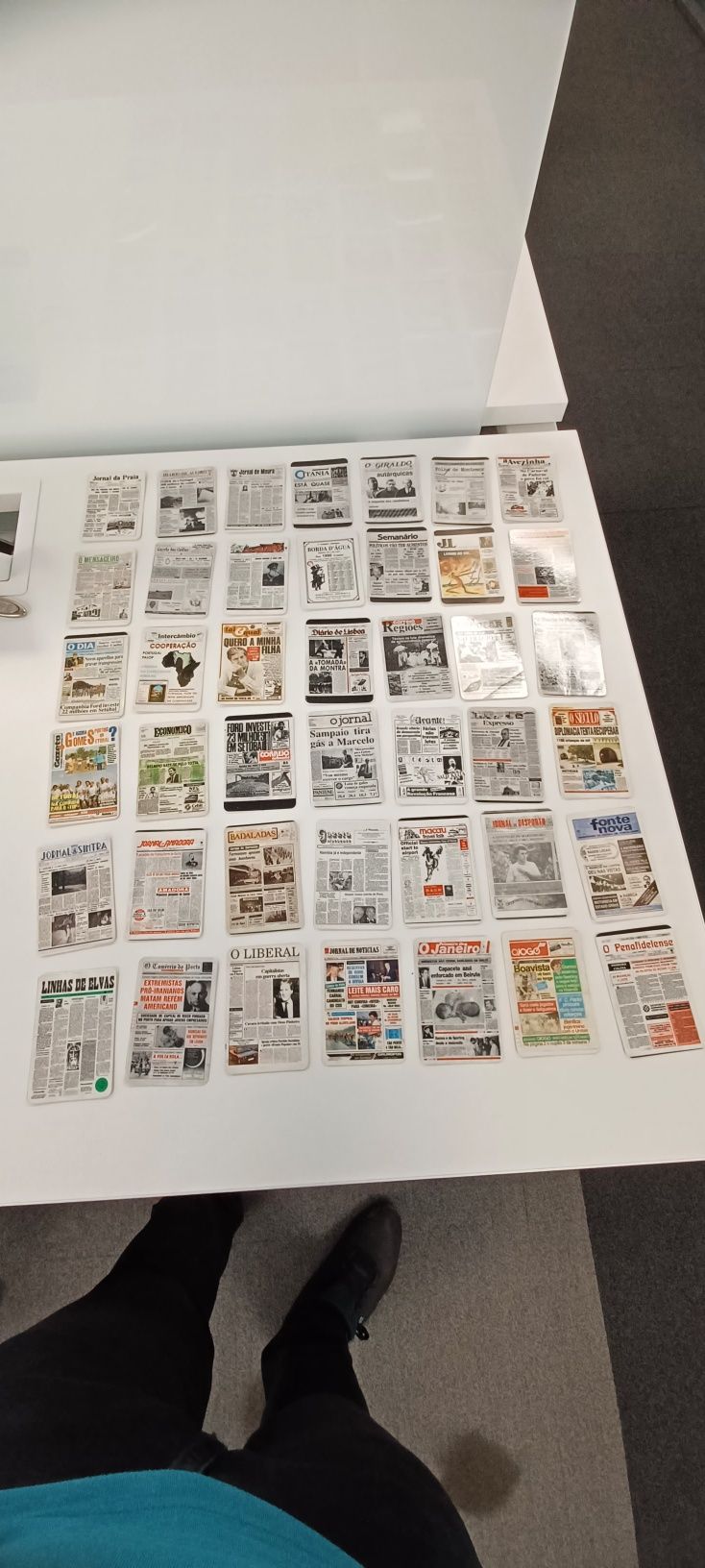 Calendários jornais 1991