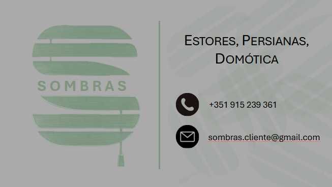 Reparação e Instalação de Estores, Persianas e Controlo por Telemóvel