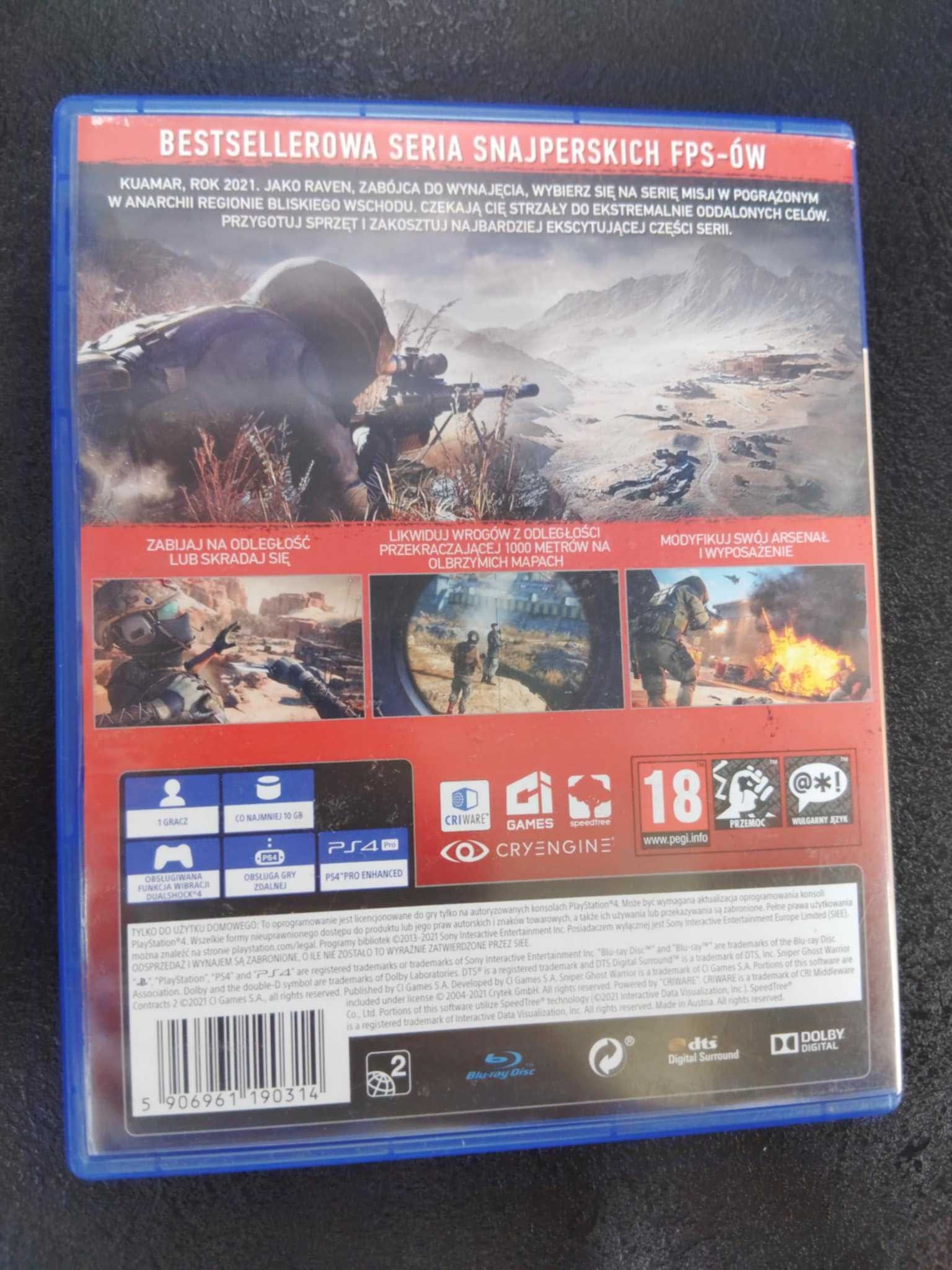 Sniper: Ghost Warrior Contracts 2 PS4 Polskie napisy są w grze