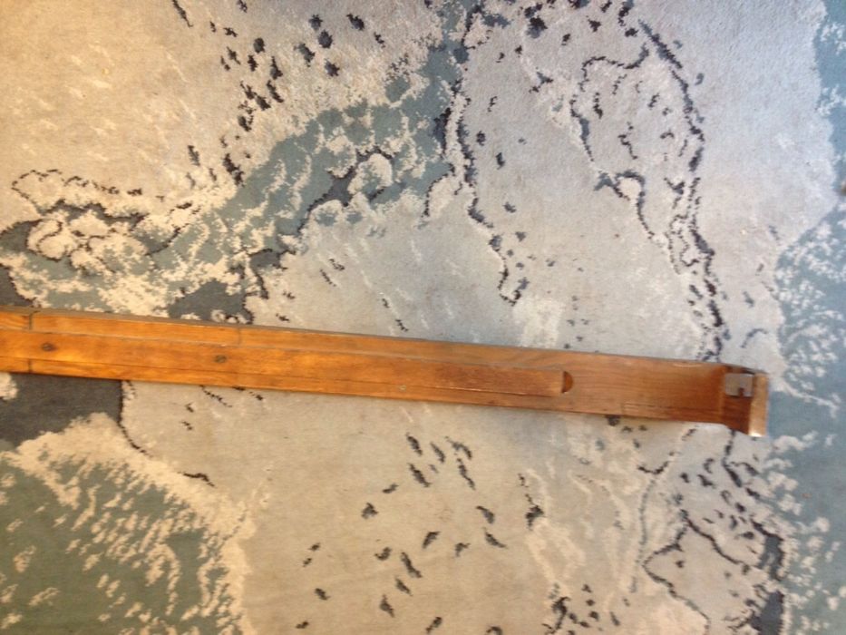 karnisz drewniany prl rarytas 156 cm dl