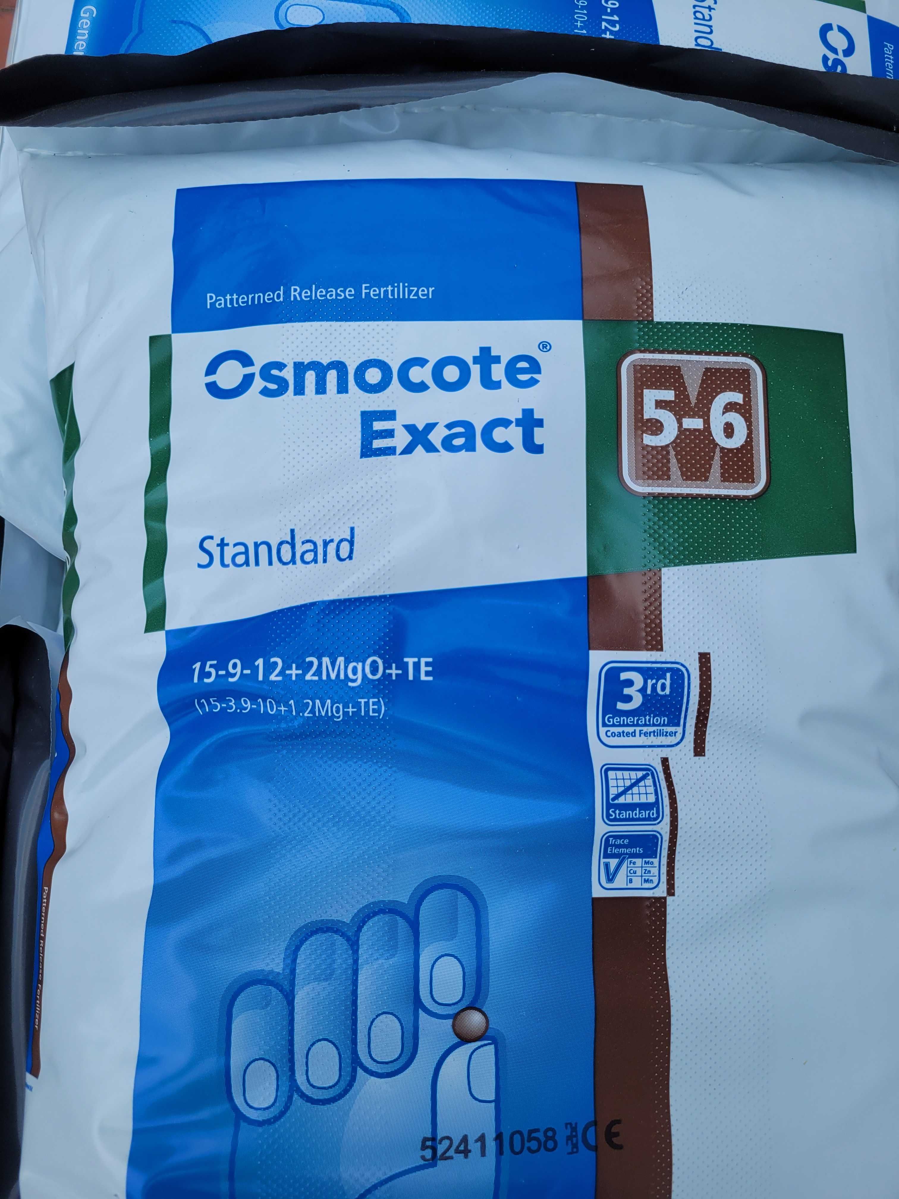 Osmocote Exact 5-6m Standard 15+09+12+2MgO 25KG