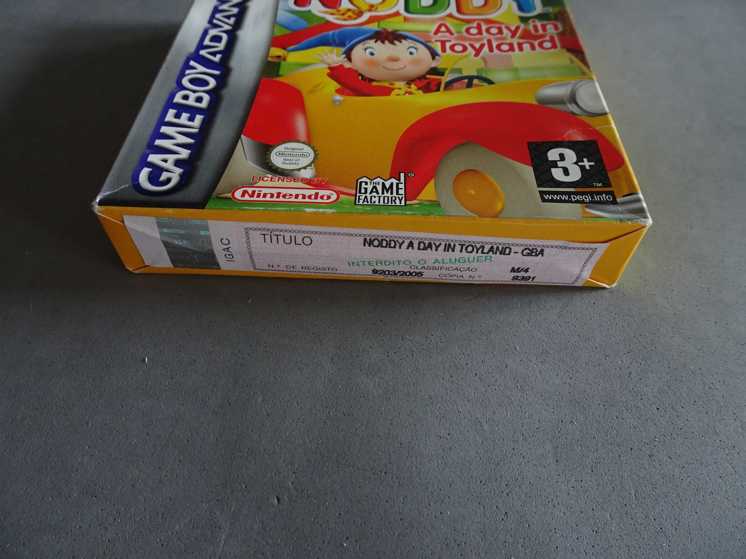 Jogo Game Boy Advance Noddy A Day in Tayland